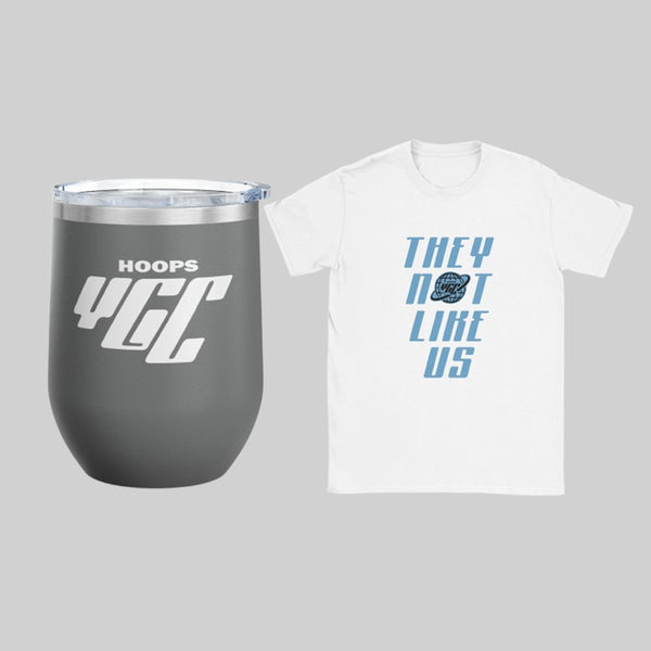 12oz Wine Tumbler & They Not Like US Shirt Bundle